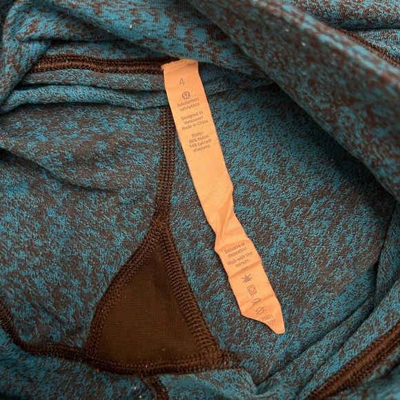 Lululemon Wunder Under Pant III Luon Spray Jacquard
Shocking Blue Black Size 4 - Picture 5 of 10